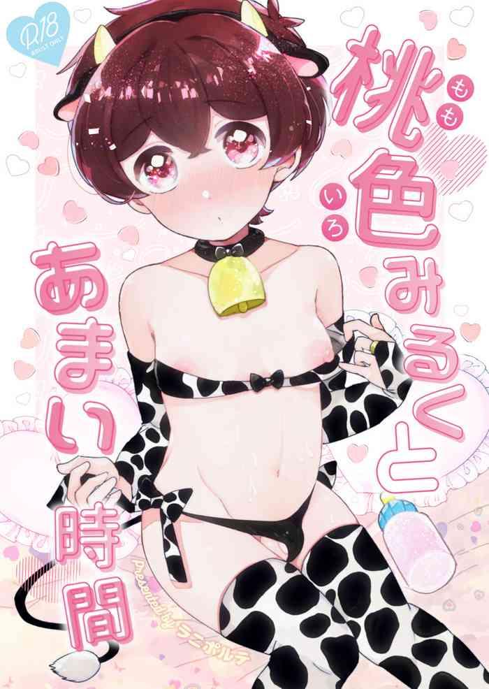 Highschool Momoiro Milk to Amai Jikan- Original hentai Blowjob Porn